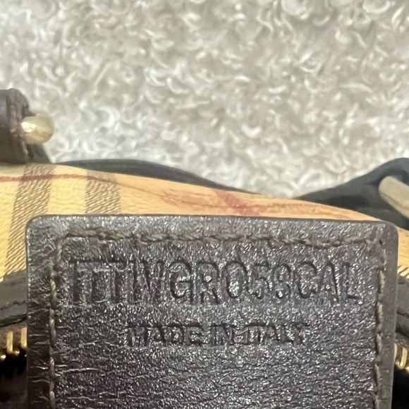 BURBERRY Nova Check Boston Bag PVC Leather Beige - Picture 10 of 16